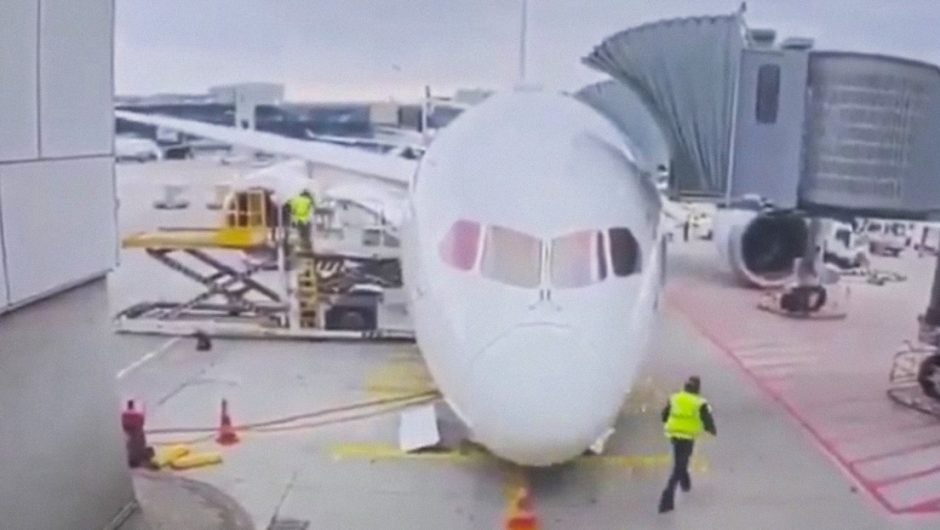 Boeing 787 de Lufthansa sufre accidente en aeropuerto de Fráncfort