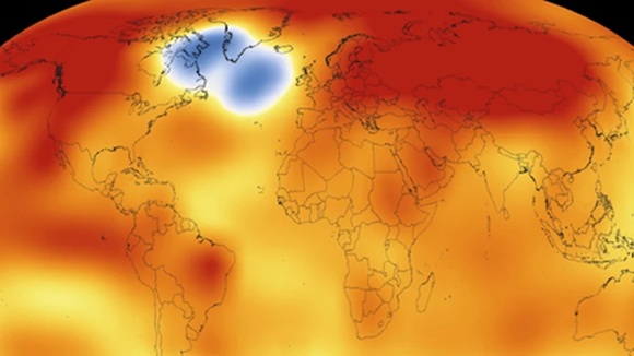 Calentamiento global y enfriamiento oceánico