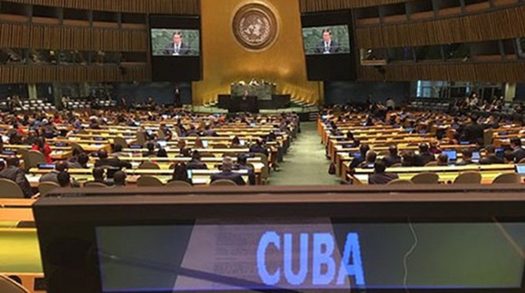 Asamblea General de la ONU debate sobre Cuba