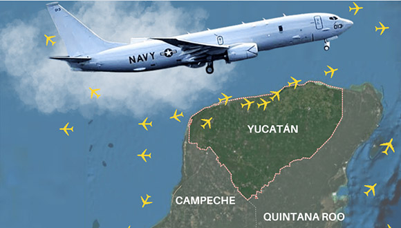 EE. UU. intensifica vigilancia aérea en el Golfo de México y Yucatán