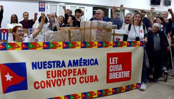 Convoy Europeo llega a Cuba