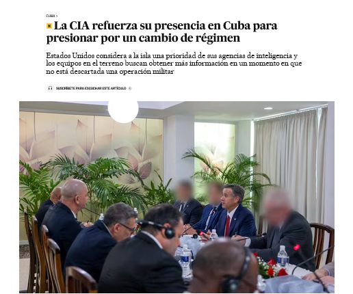 Filtraciones revelan intensificación de operaciones de la CIA contra Cuba