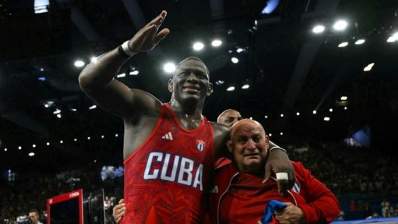 Mijaín López y Raúl Trujillo