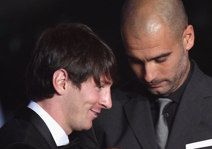 Guardiola alaba a Messi