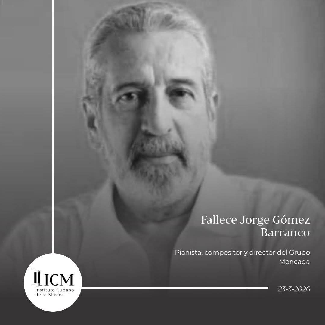 Fallece Jorge Gómez, director del Grupo Moncada y figura clave de la Nueva Trova cubana