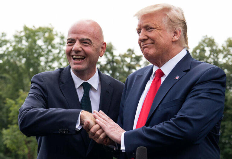 Infantino busca apoyo de Trump