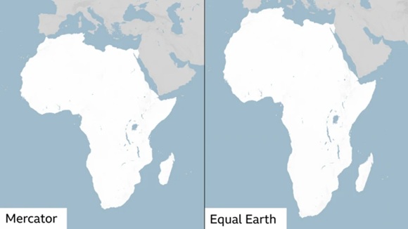 ONU aprueba nuevo mapamundi que corrige el tamaño real de África