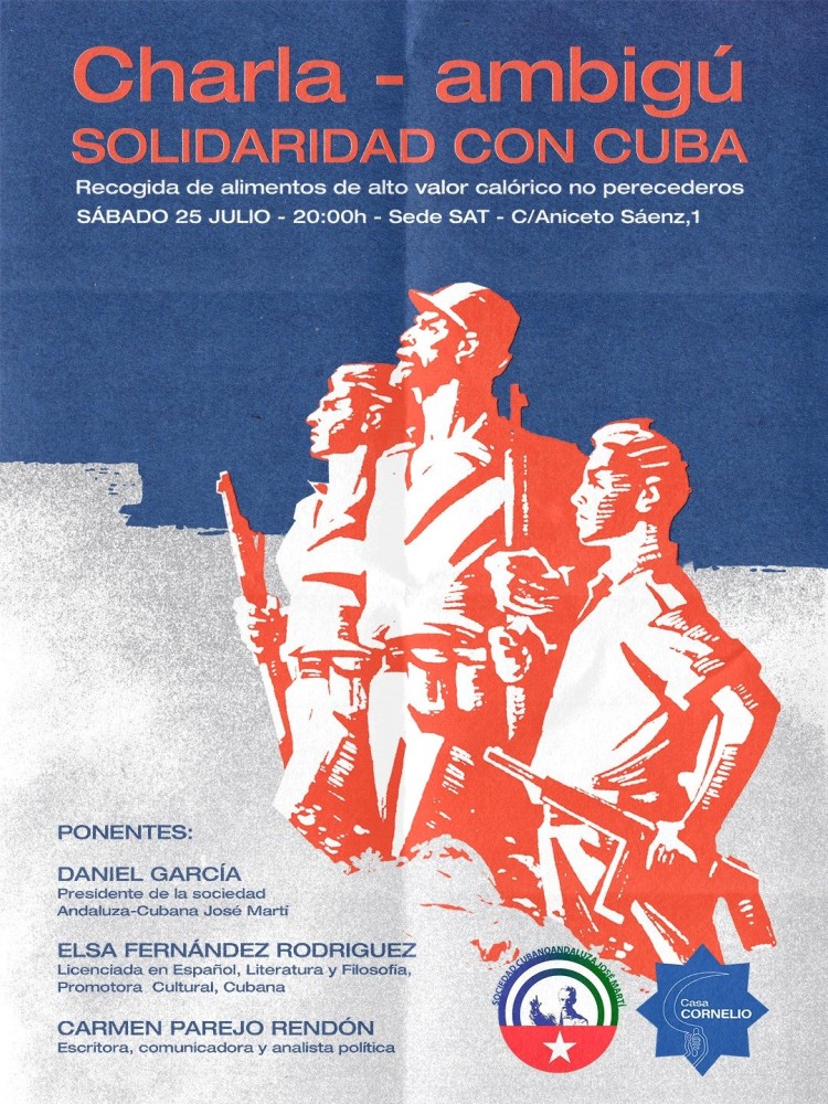 Acto de solidaridad con Cuba en Sevilla