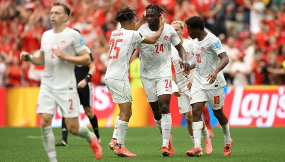 Suiza derrota 2-1 a Canadá y lidera el Grupo B en el Mundial 2026