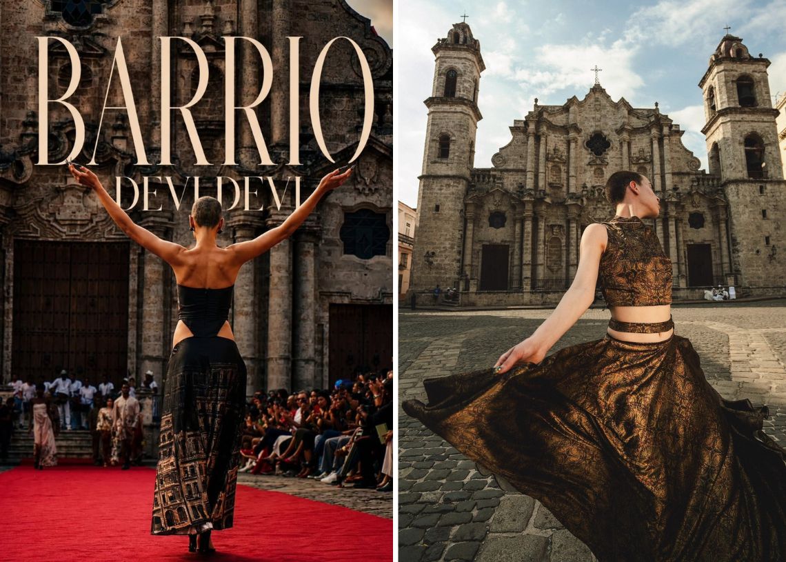 Diseñadores cubanos transforman barrio habanero con moda y arte