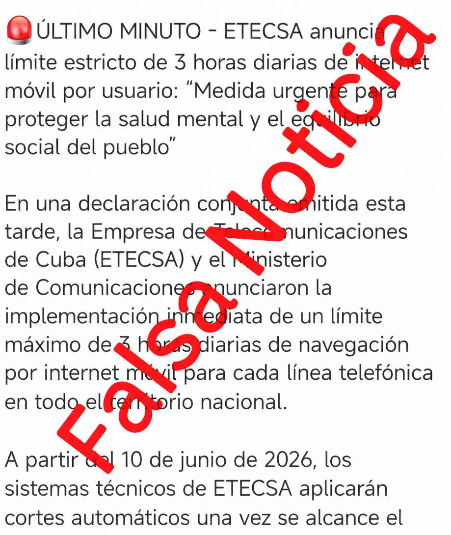 Cuba: Ministerio de Comunicaciones desmiente restricción de internet móvil