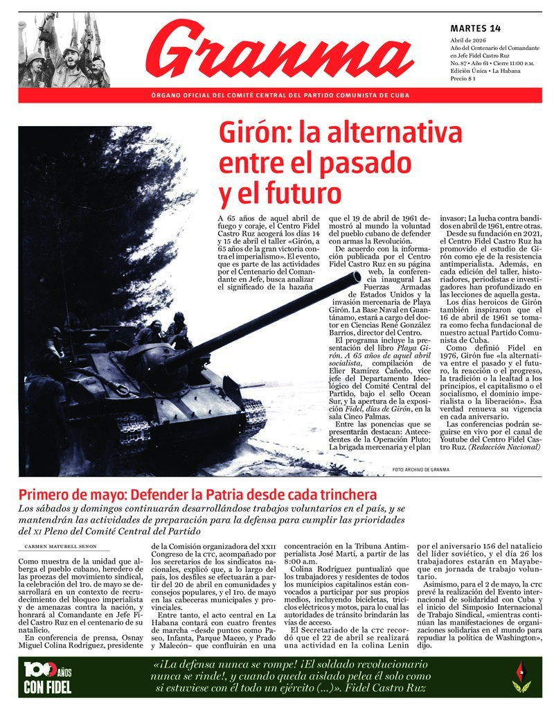 Prensa cubana destaca temas clave en ediciones del 14 de abril de 2026