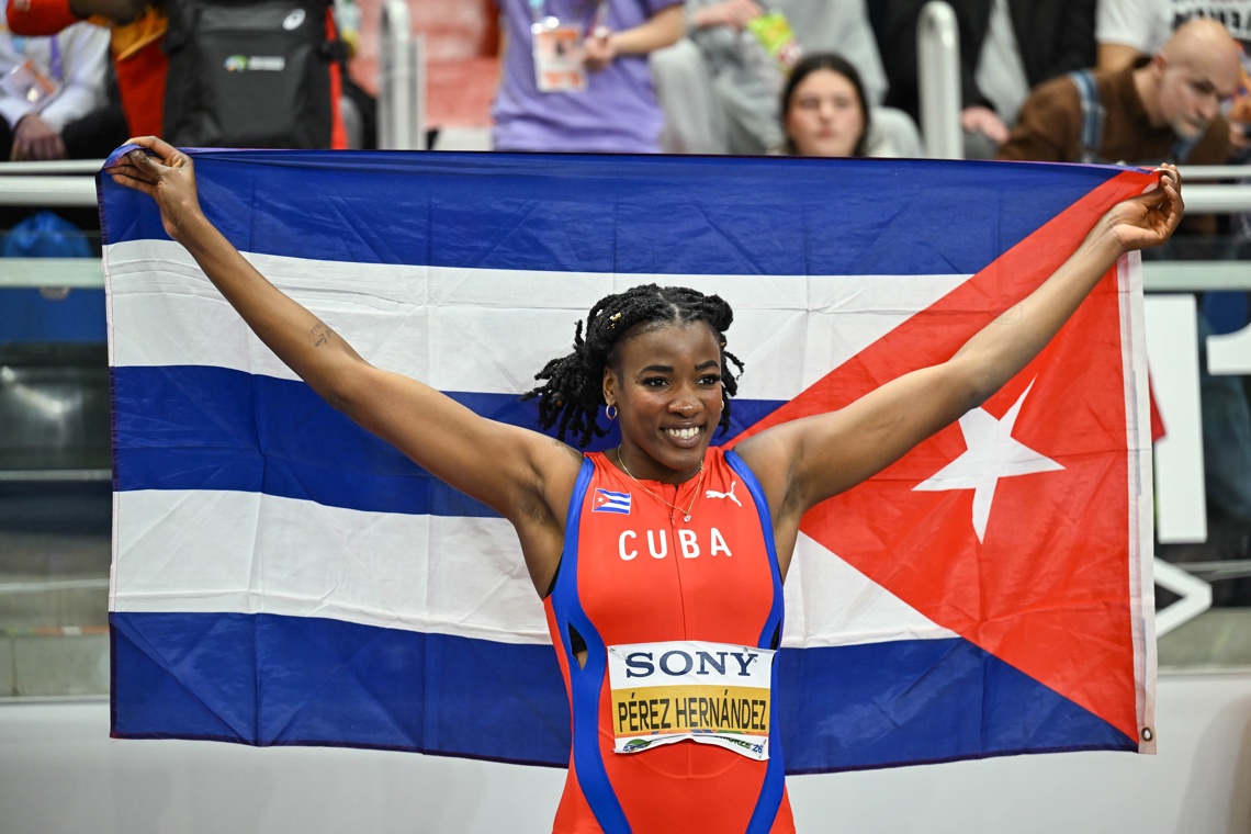 Leyanis Pérez, campeona mundial