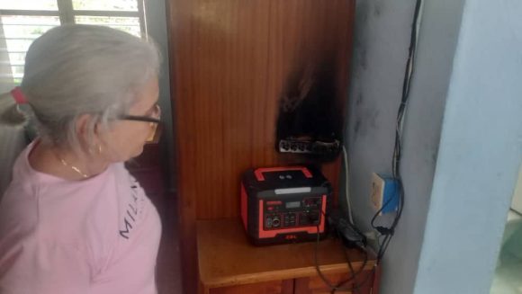 Avería eléctrica en Santa Clara