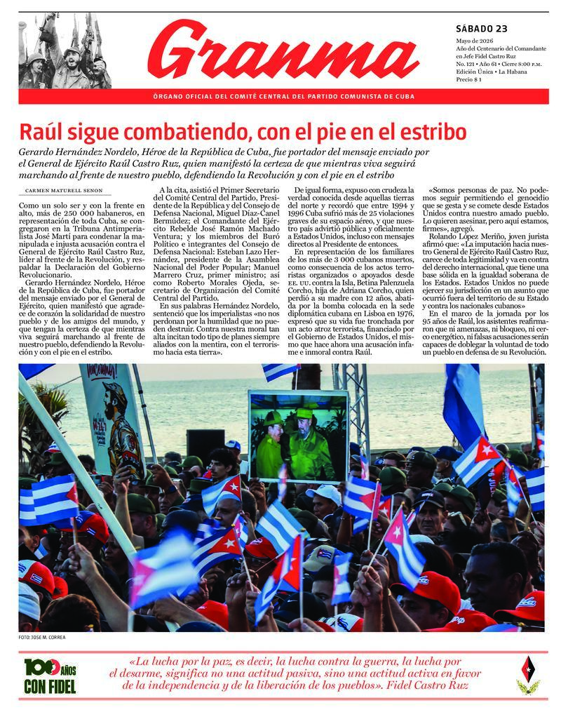 Prensa cubana destaca temas clave en edición del 23 de mayo de 2026