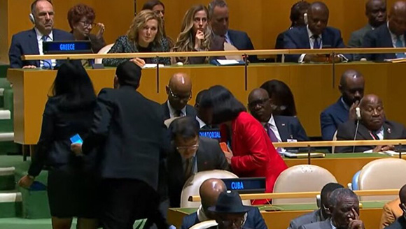 Delegación cubana abandona la Asamblea General de la ONU durante discurso de Trump