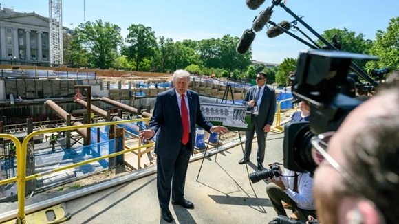 Tribunal de EE.UU. suspende construcción de salón de baile de Trump por falta de