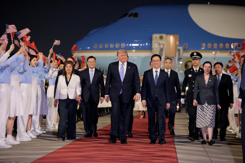 Trump en China