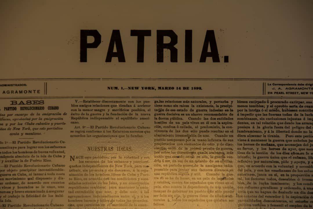 El periódico 'Patria' de José Martí: un legado periodístico con misión