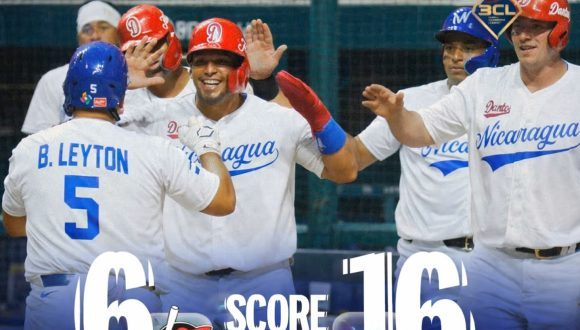 Dantos de Managua derrotan a Cocodrilos de Matanzas en la Champions League de Béisbol