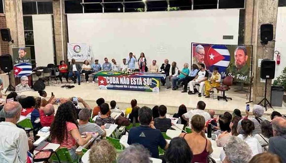 Brasil muestra su solidaridad con Cuba