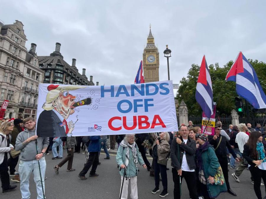 Cuba recibe apoyo de sindicato británico
