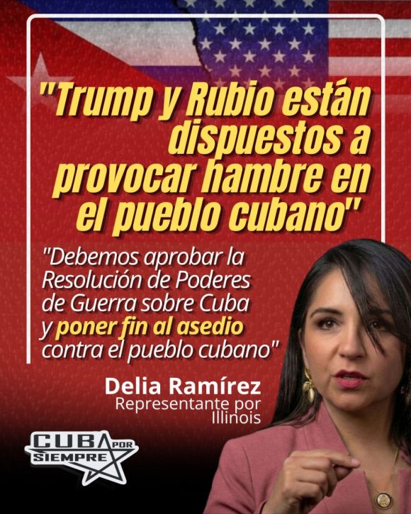 Delia Ramírez cuestiona a Trump y Rubio