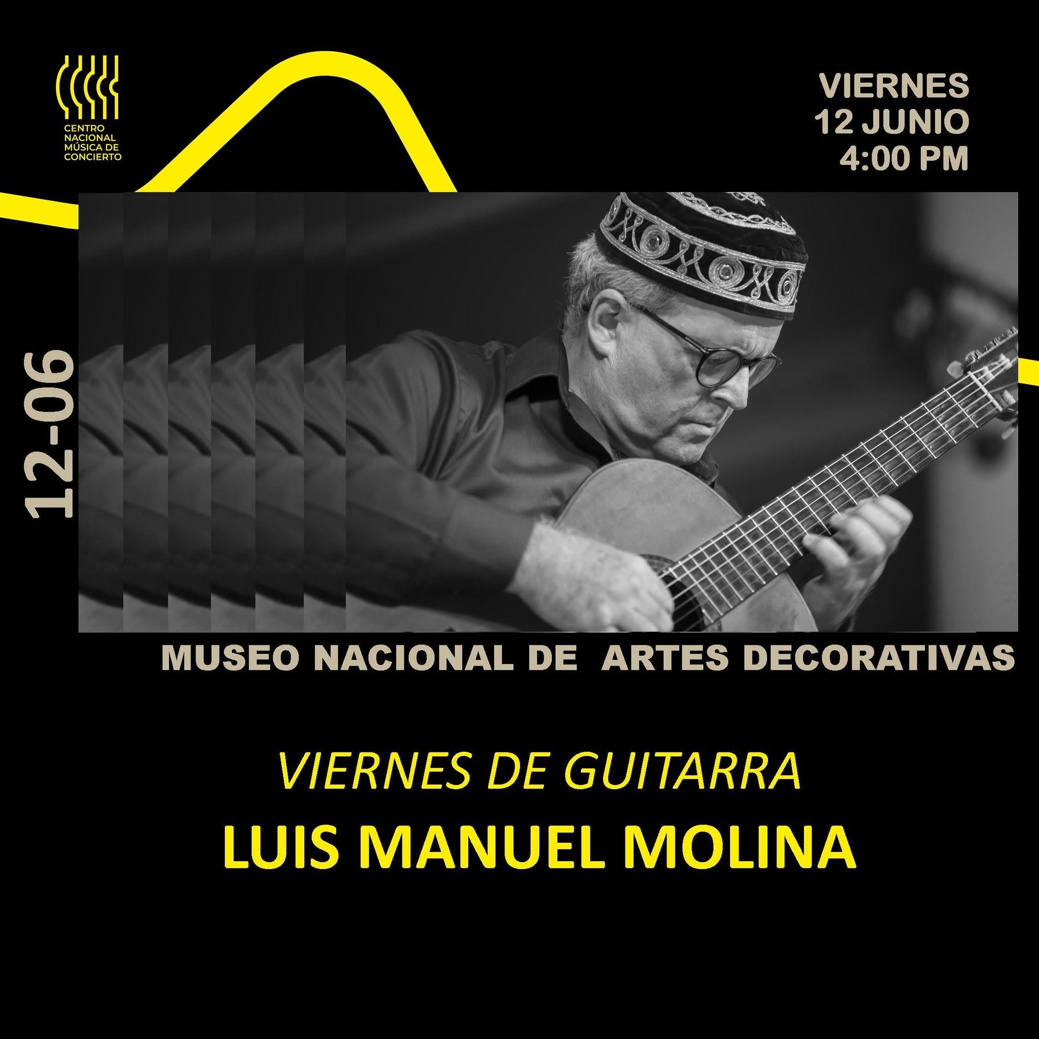 Luis Manuel Molina protagoniza ciclo 'Guitarra de viernes' en La Habana