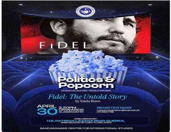 Estreno en Sri Lanka de documental sobre Fidel Castro