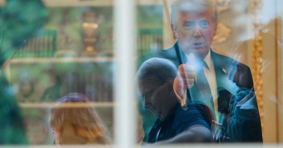 Trump como Jesucristo