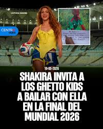 Shakira invita a Ghetto Kids de Uganda a actuar en el show del Mundial 2026