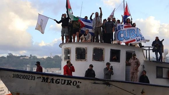 Flotilla solidaria llega a Cuba
