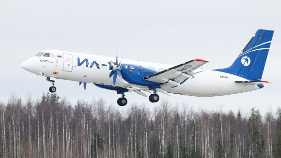 Avión ruso Il-114-300 finaliza pruebas de vuelo