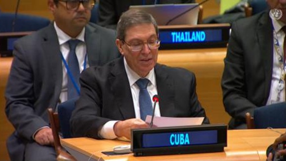 Cuba denuncia en la ONU el bloqueo de EE.UU. como acto de guerra y genocidio silencioso