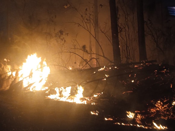Incendio en Minas de Matahambre