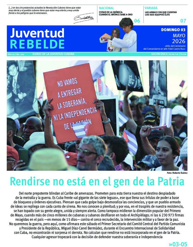 Prensa Cubana del 3 de Mayo