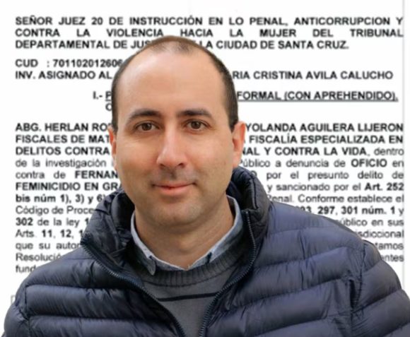Fiscalía boliviana investiga a asesor presidencial por tentativa de feminicidio y lavado
