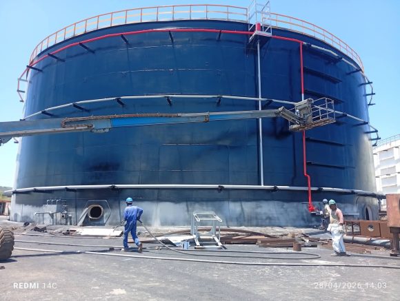 Reparación de tanque en Matanzas avanza
