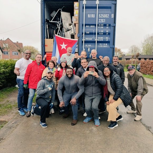 Bélgica envía quinto contenedor de ayuda médica a Cuba
