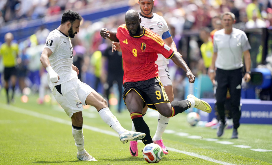Bélgica empata con Egipto gracias a un rápido gol de Lukaku en el Mundial 2026