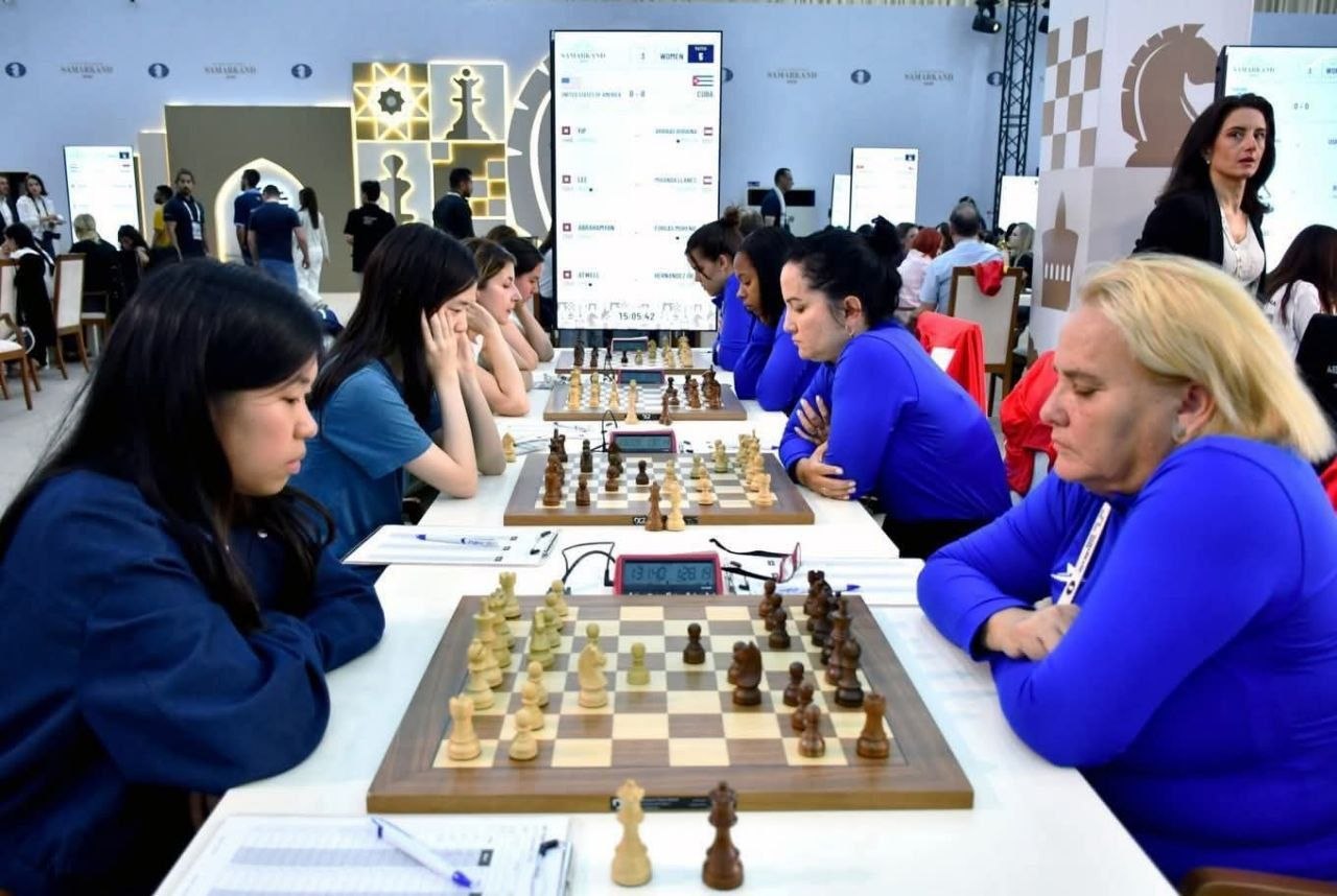 Cuba suma dos victorias en la cuarta ronda de la Olimpiada de Ajedrez en Samarcanda