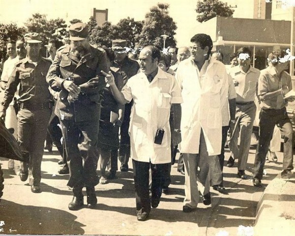 La histórica visita de Fidel Castro al Hospital de Sancti Spíritus en 1986