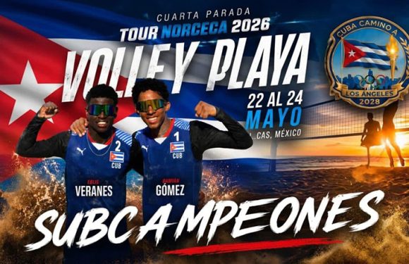 Dupla cubana de voleibol de playa logra plata en Tour NORCECA de México