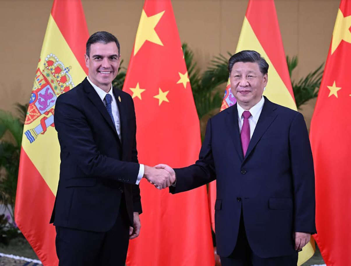 Pedro Sánchez en China