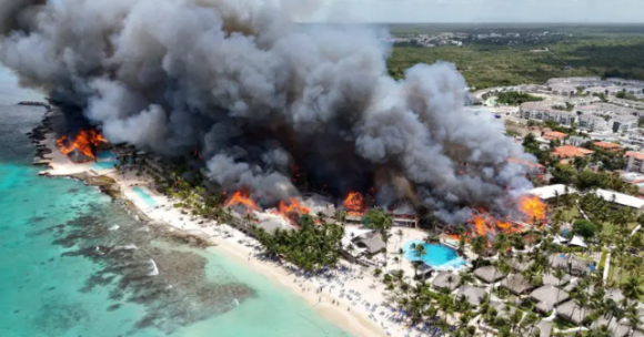 Incendio en hotel de lujo en República Dominicana deja una turista italiana muerta y
