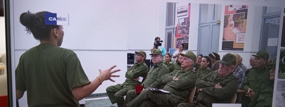 Díaz-Canel inspecciona defensas
