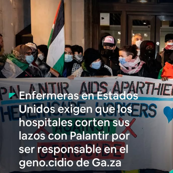 Sindicato de enfermeras de EE.UU. exige a hospitales cortar lazos con Palantir por