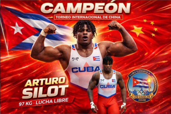 Luchadores cubanos destacan en torneo internacional de preparación en China