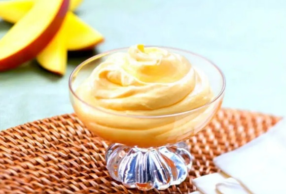 Chatinos de Boniato con Crema de Mango o Plátano
