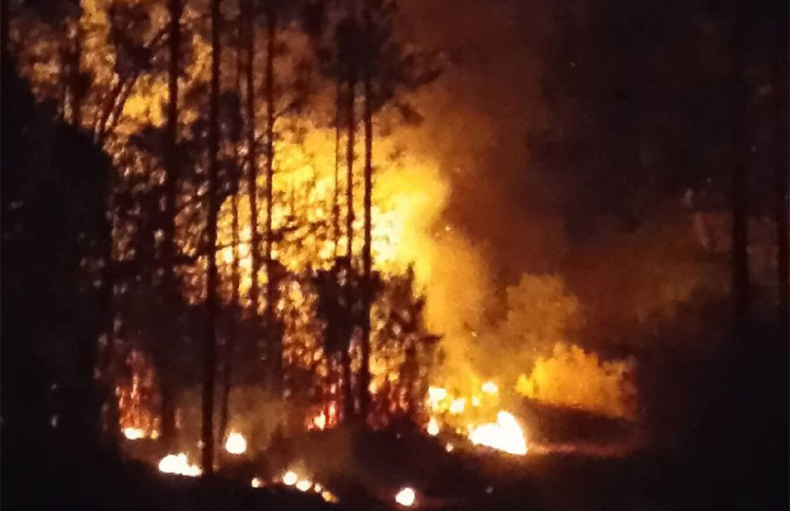 Incendio en Pinar del Río